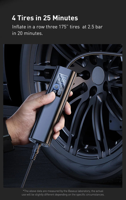 Power Up Your Ride Anywhere: The Baseus Mini Car Tire Inflator